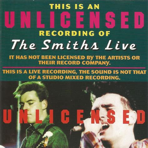 The Smiths – The Smiths Live (1994, CD) - Discogs