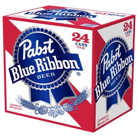 Pabst Blue Ribbon Beer 24 Pack 12 Fl Oz