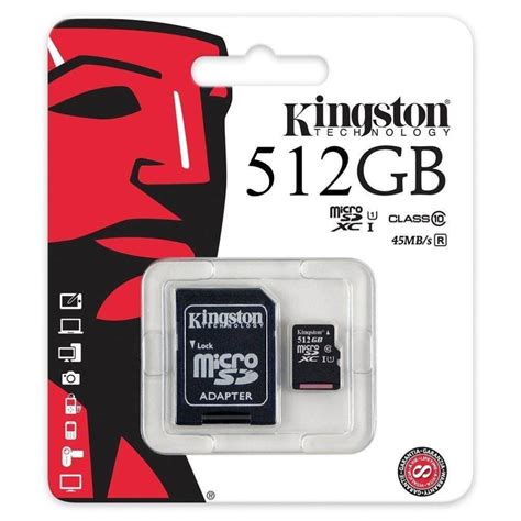 Kingston Canvas Select Plus MicroSD Card SDCS2 512GB Class 10 EMC EMC