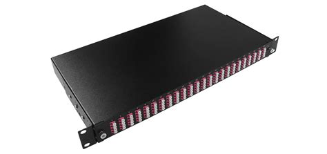 TELCORD КС-П-24QLC-1U-3КВ-BK Кросс оптический стоечный КС-П-1U, 19", до ...