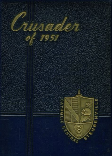 1951 Yearbook From Catholic Central High School From Steubenville Ohio