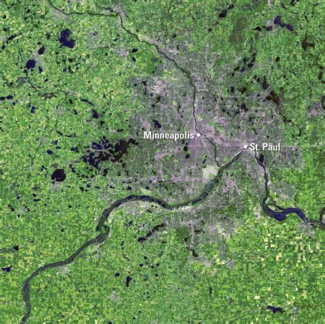 Twin Cities growth, Minnesota - NASA Science