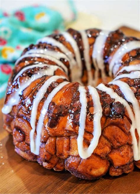 Chocolate Rhodes Monkey Bread With Cinnamon Rolls Recipe