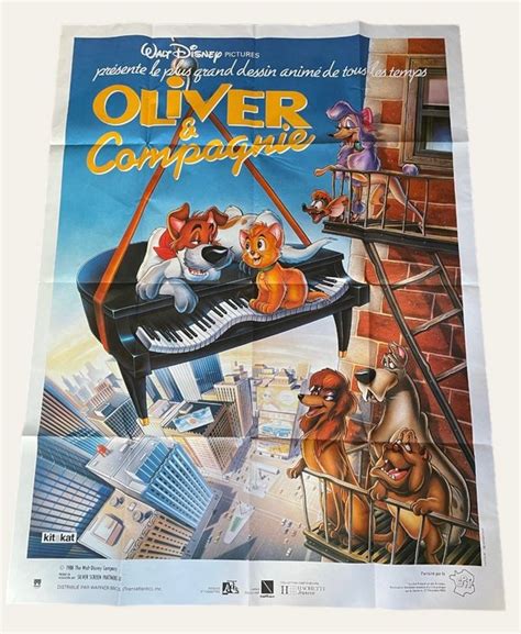 Walt Disney Pictures Affiche cinéma Oliver Compagnie Catawiki