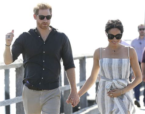 Meghan, Duchess of Sussex Cradles Her Baby Bump | Sandra Rose