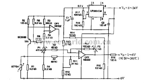 Temperature sensor measuring circuit - Measuring_and_Test_Circuit ...