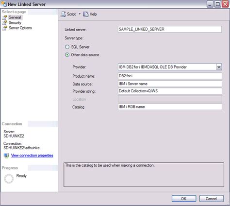 Configuring An Ole Db Provider On An Sql Server