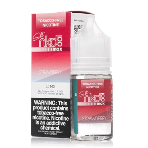 Ice Strawberry Naked Max Salt Ml