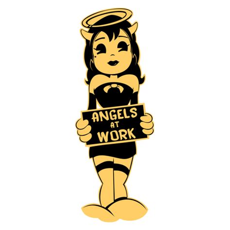 Bendy and Ink Machine Alice Angel Sticker - Sticker Mania