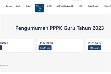 Cek Nama Anda Akhirnya Pengumuman Kelulusan Pppk 2023 Sudah Dirilis