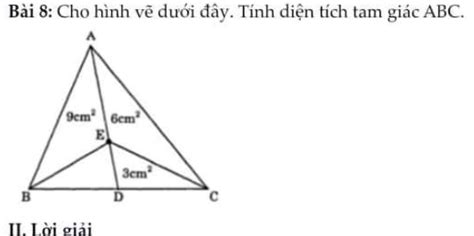 Solved B I Cho H Nh V D I Y T Nh Di N T Ch Tam Gi C Abc Ii