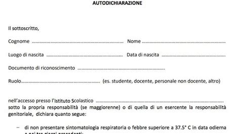 Maturit L Autocertificazione In Pdf Per L Esame Da Scaricare E