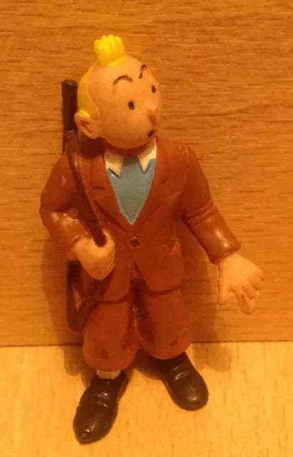 Figurine Pvc Comics Spain Tintin Kuifje Herge En Tenue De Chasseur