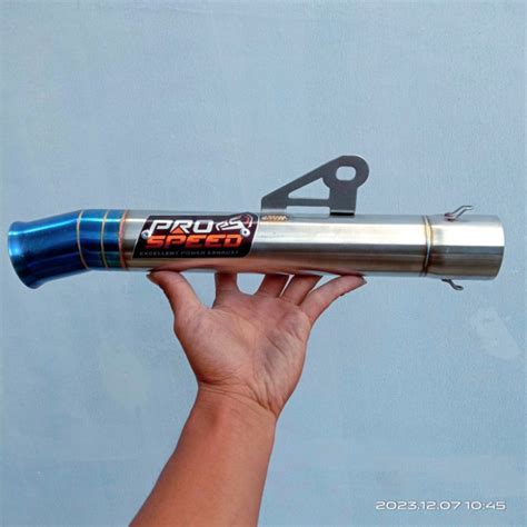 Jual Pro Speed Exhaust Canister Only Inlet 51mm Blue Kou Mahachai