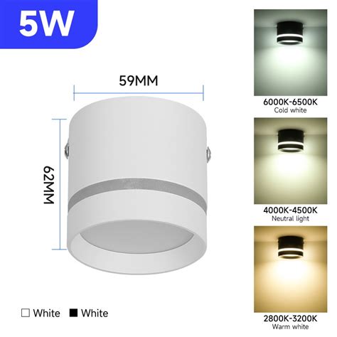 Canmeijia Led Downlight Foldable Spot Light W W Cob Track Surface