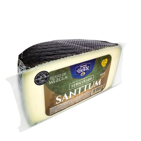 1 2 PIEZA QUESO MEZCLA SEMICURADO SANTTUM 1 6kg Aproximado Quesos