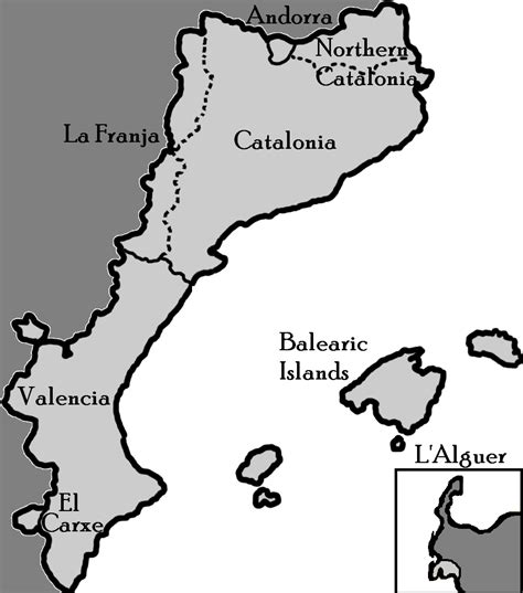 Catalan Countries • Mapsof.net