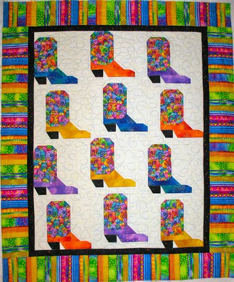 Linda's Quiltmania: Cowboy Boot Baby Quilt