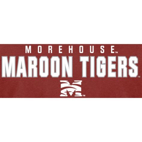 Morehouse Maroon Tigers Team Strong Long Sleeve T Shirt Crimson