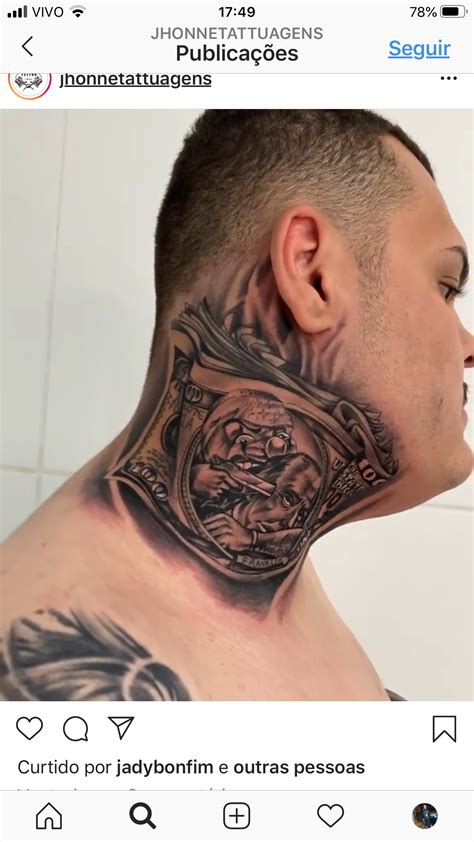 Pin de Eduardo Henrique em Tatuagem de palhaço Tatuagem no pescoço