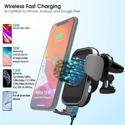 Buy 1 Get 1 [upgraded Version] Zeehoo Wireless Car Charger 15w Qi Fast