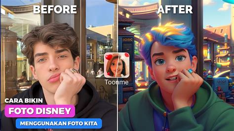 Tutorial Buat Foto Disney Pixar Menggunakan Foto Kita Sendiri Pakai Toonme Tutorial Fotoai