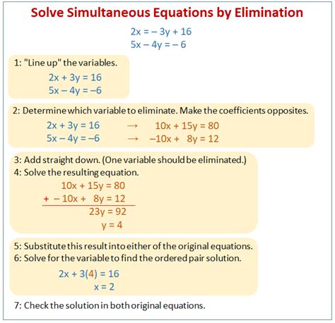 Ways To Solve Simultaneous Equations Tessshebaylo