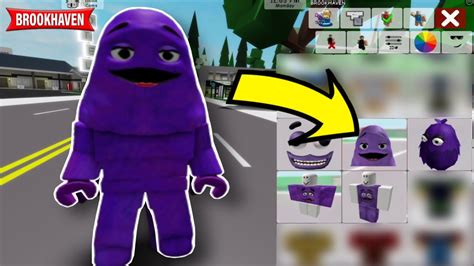 How To Become Grimace In Brookhaven Roblox 💜🏡 Brookhaven Codes