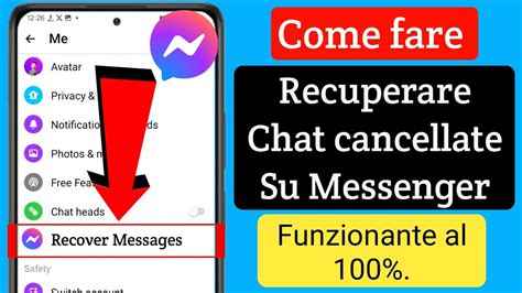 Come Recuperare I Messaggi Eliminati Su Messenger 2024 YouTube