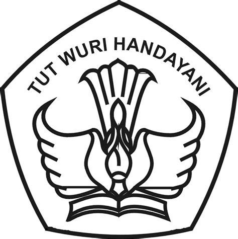 Logo Tut Wuri Handayani Hitam Putih – Materi Belajar Online