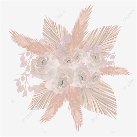 Pampas Grass Watercolor Decoration Pampas Grass Watercolor Plant PNG