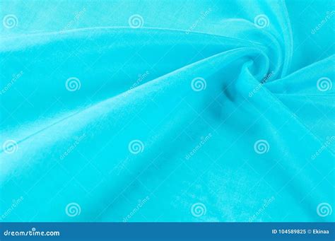 Fondo De La Textura De La Tela Tela Azul De Seda Aguamarina Azul