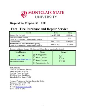 Fillable Online Rfp A Quick Guide To Request For Proposals