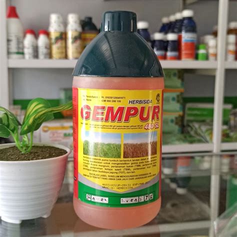 Jual Herbisida Gempur Gempur 480SL Glifosat Obat Rumput Liar Shopee