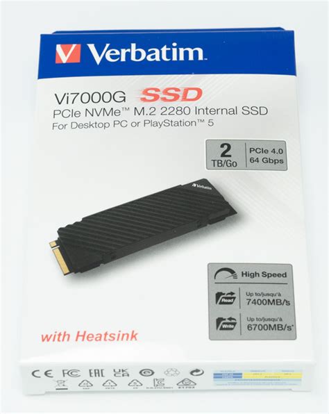 Verbatim Vi G Tb Nvme Ssd Cdrinfo