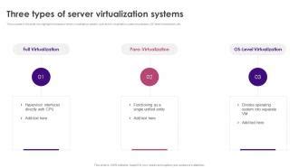 Three Types Of Server Virtualization Systems PPT Example