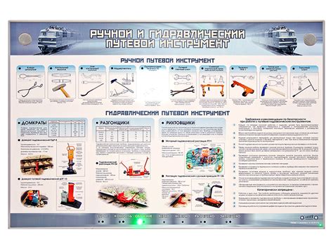 Электрифицированный стенд “Ручной и гидравлический путевой инструмент ...