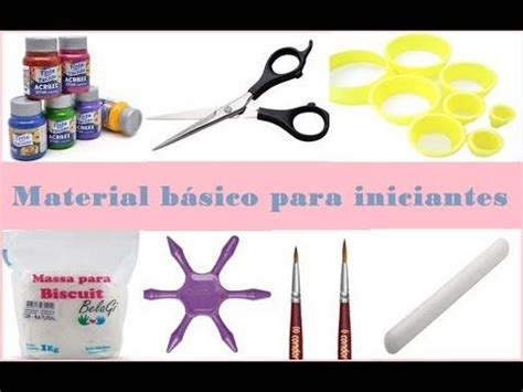 Biscuit Para Iniciantes Material B Sico Youtube Material Para