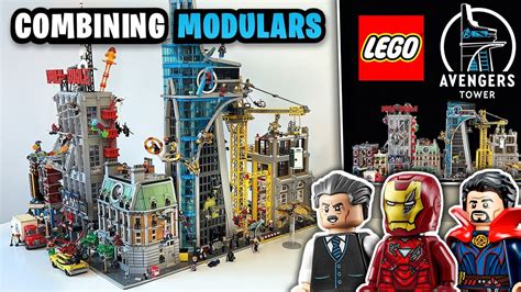 Combining The Avengers Tower With Marvel Buildings & Other LEGO Modulars | Brick Finds & Flips