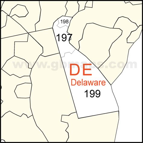 Delaware Zip Code Map Delaware Postal Code Zip Code Map Map | Images ...