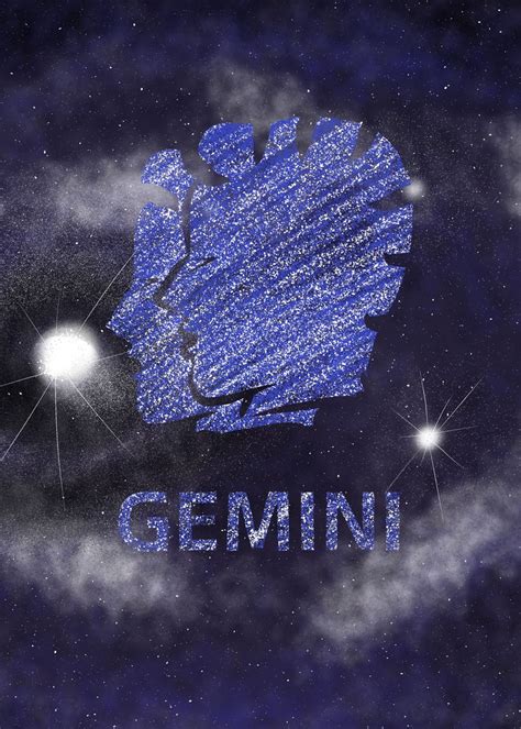 Gemini Poster Picture Metal Print Paint By Carlos Pereira Displate