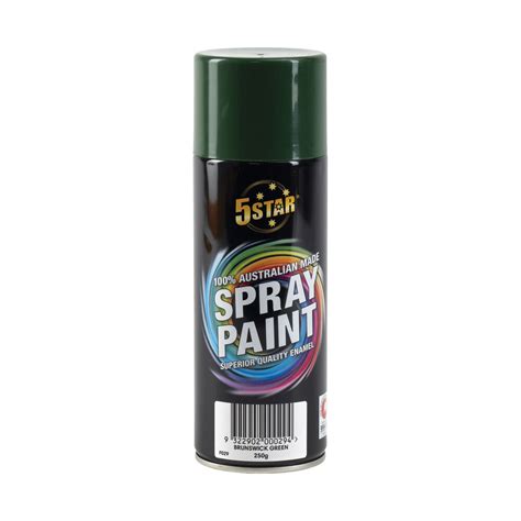 5 Star Enamel Spray Paint Brunswick Green 250g Supercheap Auto