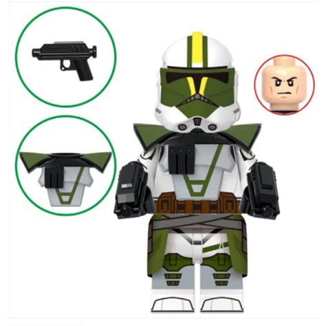 Boneco Blocos De Montar Clone Troopers Doom Arc Star Wars Submarino