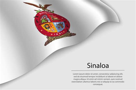 Wave Flag Of Sinaloa Is A Region Of Mexico 21854019 Vector Art At Vecteezy