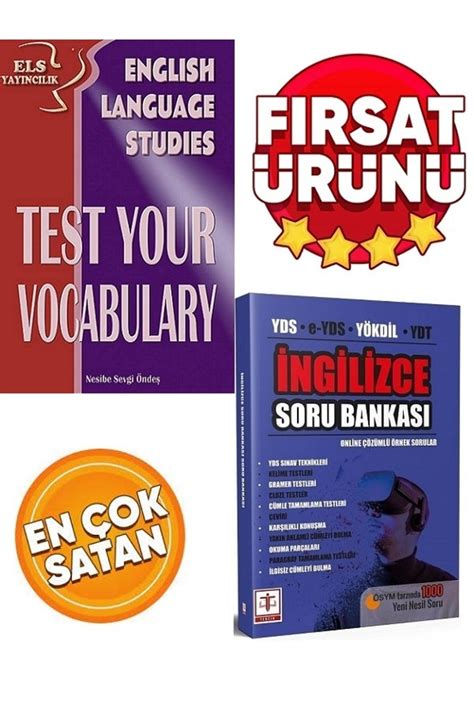 Els Yayıncılık Yayınları Test Your Vocabulary tercih Yds E yds Yökdil