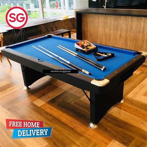 7ft Foldable Pool Table With Table Tennis Top Shopee Singapore