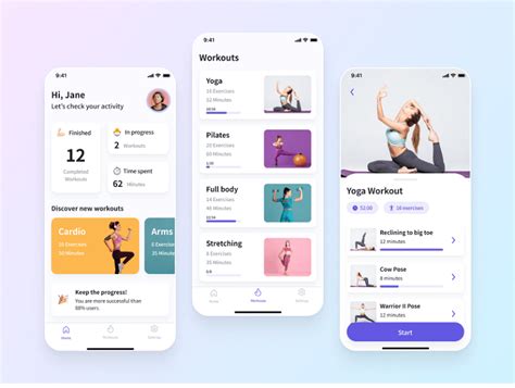 Creating A Superb Fitness App Design Best Practices Business Of Apps