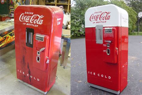 Coke Machine Restoration Coca Cola Machine Restoration Vintage Coke Machines For Sale Vintage