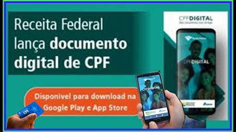 CPF DIGITAL COMO USAR E FAZER NO SEU CELULAR APP DISPENSA DOCUMENTO