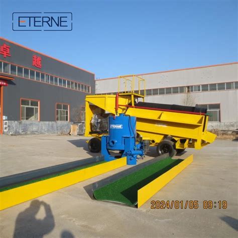 Gold Mining Rotary Trommel Drum For Alluvial Gold Wash Machine Gold